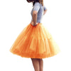 Multi-layer Tulle Tutu Skirts Fuchsia 6 Layers Fluffy Petticoat Underskirt Princess Ball Gown Women Halloween Party Skirt