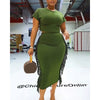 Women's Letter Print Crop Top and High Waist Long Skirt Set, Summer Workwear, Casual Tassel, Female Party Dress Sets, New, 2Pcs