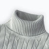 Neuer Rollkragenpullover Herren Freizeit Rollkragen Strickpullover Warm Halten Herren Pullover Wollpullover