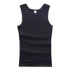 Hot Sale Men's Sleeveless Breathable Fitness Vest Basic Elastic Tank Top Men's Cotton Bodybuilding T-shirt Classic Color Clothes