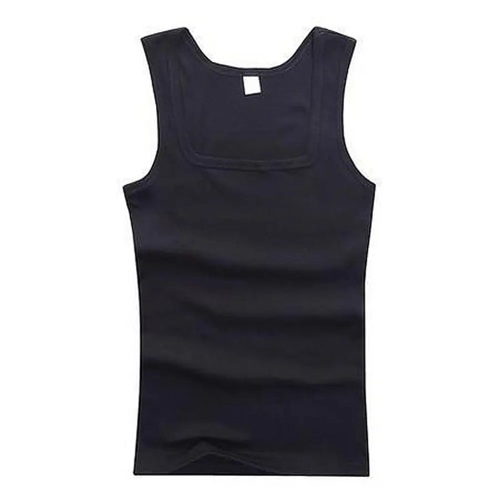 Hot Sale Men's Sleeveless Breathable Fitness Vest Basic Elastic Tank Top Men's Cotton Bodybuilding T-shirt Classic Color Clothes