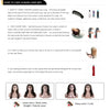 360 HD Lace Front Wig Human Hair 250% Density Body Wave Transparent Lace Frontal Wig Pre-Plucked Hair Full Hairline Natural Wigs