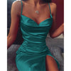 Sexy Spaghetti Strap Backless Summer Dress Women Elegant Sleeveless Mini Dress Red Bodycon Party Dresses 2022
