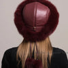 Hot Sale 100% natural Fox Fur Hat Women Cap Thick Fur Cap Winter Warm Hat Female Fashion For Women Hat With Earmuffs Hat