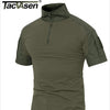 TACVASEN Summer Lightweight Trousers Mens Fishing Pants Outdoor Hiking Nylon Quick Dry Pockets Cargo Pants Casual Work Trousers