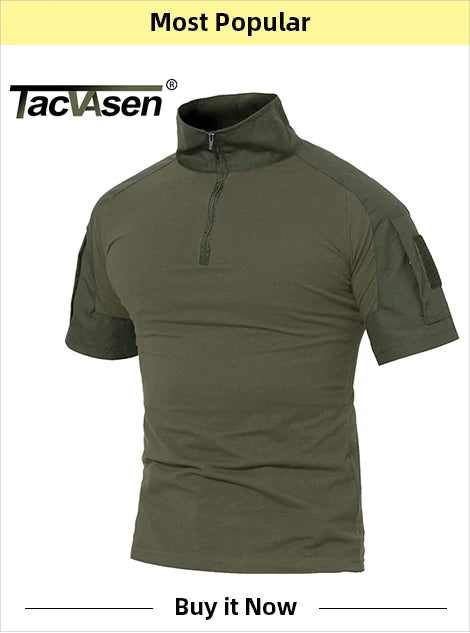 TACVASEN Summer Lightweight Trousers Mens Fishing Pants Outdoor Hiking Nylon Quick Dry Pockets Cargo Pants Casual Work Trousers