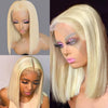 613 Bob Honigblonde Lace Front Echthaarperücken Für Frauen Echthaar Remy Brasilianisch Günstig 13x4 Glatte Kurze Bob Perücke 10 14 Zoll