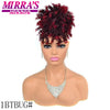 Synthetic Afro Puff Drawstring Ponytail Hair Bun 10 Inch Short Afro Kinkys Curly Afro Bun Extension Hairpieces Large Size