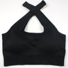 LANTECH Sports Bra Yoga Sportswear Joggings Running Top Training Women Fitness Gym Bra Seamless Workout Activewear Push Up