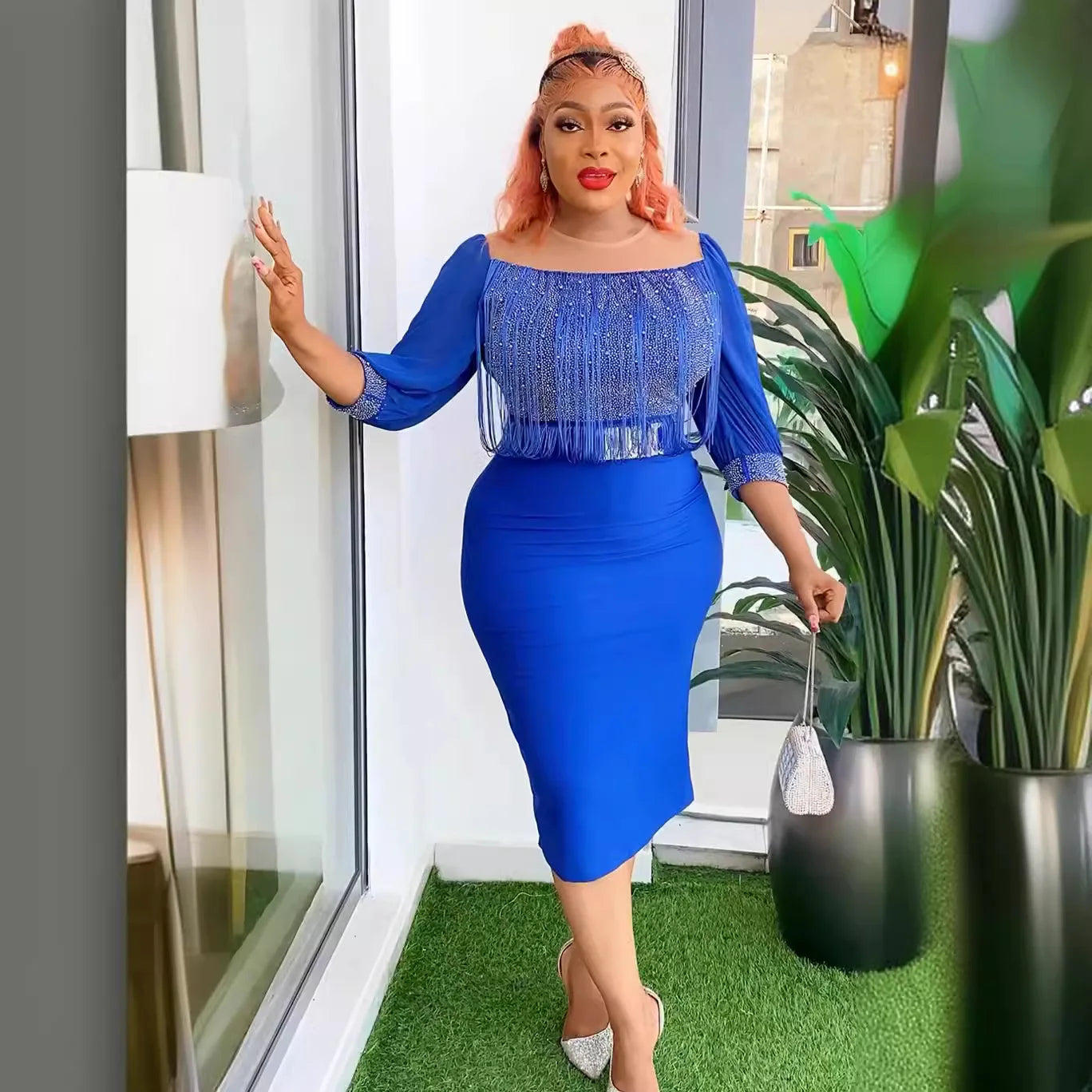 African Dresses for Women 2025 Elegant Summer Africa Clothing Plus Size Wedding Party Long Christmas Dress Dashiki Ankara Outfit