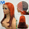 4/30/4 Farbe Echthaar Bob Perücke Glatt 13x4 Lace Front Echthaar Perücken Brasilianische Perücke Kurze Echthaar Bob Perücken Ombre Perücke