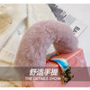 Faux Fur Top Handle Acrylic Party Box Clutch Fashion Purses and Handbags for Women Designer Evening Bag Chain Shoulder Bag