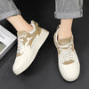New Autumn Men's Sneakers Men's Comfortable Platform Shoes 2023 Trend Lace-up Vulcanized Shoes White Casual Sneakers Zapatillas