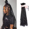 Synthetic Braiding Hair for Boho Braids 20Inch 90G Deep Wave Bulk High Quality Synthetic Protein Hair Extensions For Women
