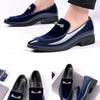 Herren Party Schuhe Schwarz Luxus Herren Formelle Lederschuhe Slipper Lackleder Business Casual Schuhe Loafer Große Größen Zapatos
