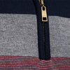 AIOPESON Men's Patchwork Pullover Sweater Cotton Casual Zipper Mock Neck Sweater for Men New Winter Fashion Warm Sweater for Men