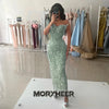 MORYHEER Exquisite Pearls Prom Dresses Sweetheart One-shoulder Mermaid Pageant Party Gown Vestidos De Gala Customized Plus Size
