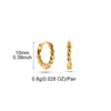 CRMYA Gold Silber gefüllt 16mm 14mm 12mm Blumen baumelnde Ohrringe Zirkonia Creolen für Damen Mädchen Schmuck Großhandel