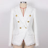 Spring And Autumn New Euro-n Celebrity Net Red High-end Women's High-end Fabric Fashion Classic Women's Blazer Jacket Fashion