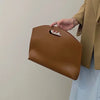 Damenhandtasche, neue Aktentasche mit großem Fassungsvermögen, modische, vielseitige Pendler-Tasche, Leder-Aktentasche, Umschlag-Clutch-Tasche