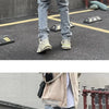 Irregular Ripped Hole Jeans Denim Pant Woman Man Straight Patchwork Baggy boyfriend y2k Punk Kpop Harajuku Streetwear Hip Hop