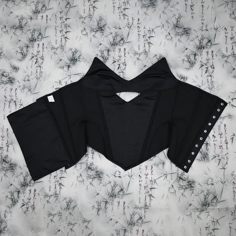Sexy Women's Overbust Corsets Lace Up Bustiers Tops Fashion Gothic Slimming Fit Corsets and Bustiers Body Shaper корсет женский