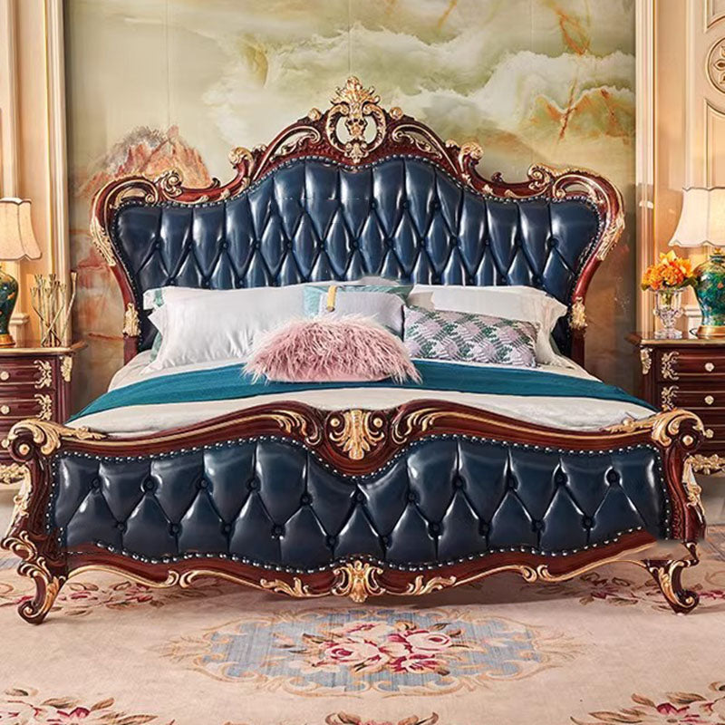 Nordisches Luxus-Ästhetik Bett Queen Size Günstig Niedlich Salon Schlafzimmer King Size Modern Holz Leder Camas Matrimonial Zimmer Möbel