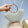 Luxuriöses Design Glitzernde Bankett-Clutch-Tasche Mode Perlmutt-Einlage Hochzeitshandtasche Damen Umhängetasche mit Kette Neue Clutch-Geldbörse