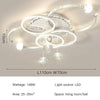 Moderne minimalistische LED-Deckenleuchte, personalisierte kreative Ring-Wohnzimmerleuchten, goldene Atmosphäre, Schlafzimmer-Arbeitszimmer-Kronleuchter