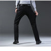 Wthinlee Neue Business Herren Jeans Casual Gerade Stretch Mode Klassische Blau Schwarz Arbeit Denim Hosen Männliche Marke Kleidung