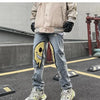Irregular Ripped Hole Jeans Denim Pant Woman Man Straight Patchwork Baggy boyfriend y2k Punk Kpop Harajuku Streetwear Hip Hop
