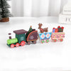 Weihnachten Holzeisenbahn Frohe Weihnachten Dekorationen für Zuhause 2024 Weihnachtsbaumschmuck Navidad Noel Kindergeschenk Frohes Neues Jahr 2025
