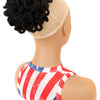 Synthetic Afro Puff Drawstring Ponytail Hair Bun 10 Inch Short Afro Kinkys Curly Afro Bun Extension Hairpieces Large Size