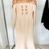 HIGH STREET Newest Fashion 2025 Designer Maxi Dresses Women's Long Sleeve Stunning Flowers Appliques Beaded Long Dress