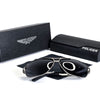 Policer Sunglasses for Men Polarized Sun Glasses Travel Eyewears Classic Pilot Goggle with UV 400 Protection Luxury brands
