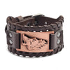 New Retro Wide Leather Pirate Compass Bracelet Men's Bracelet Celtic Viking Jewelry Compass Bracelet Accessories Party Gifts