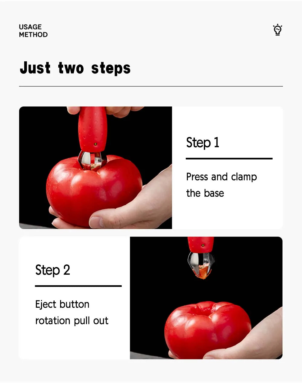 Strawberry Huller Pineapple Cutters Novel Tomato Stalks Remover Fruit Knife Useful Strawberry Leaf Cleaner Kitchen Accessories