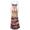 CUTENOVA Women Noble Furry Halter Sleeveless Hollow Dress Camisole Shrunk Split Wave Cut Dress Luxury Prom Occasion Evening Gown