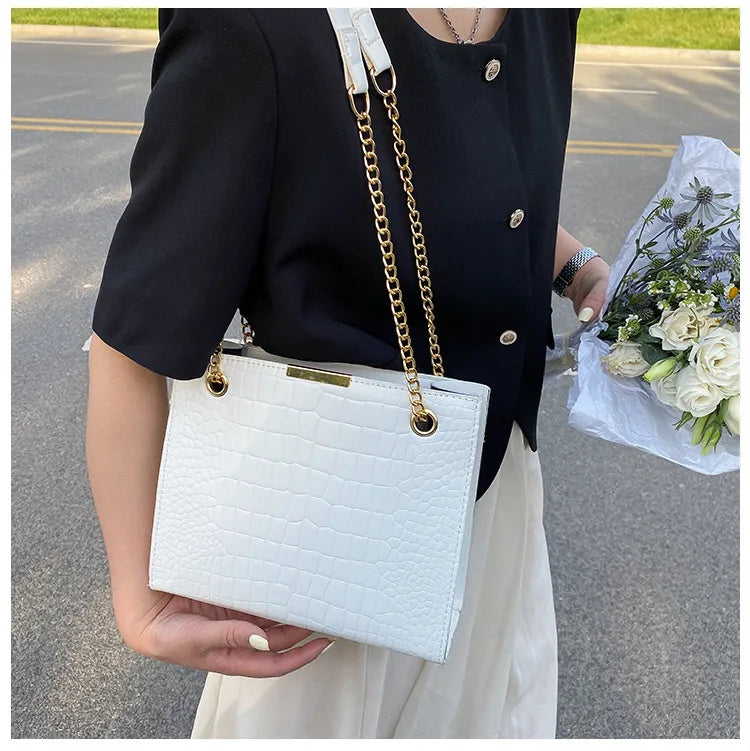 Fashion Luxury Crossbody Bags for Women 2023 New Trendy Designer Shoulder Bag Leisure Chain Solid Color Messenger Bag Handbags