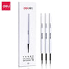 DELI Metal Sign Pen 0.5mm Gel Ink Pens Golden Silver Color Metallic Writing Pen Office Supplies