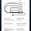 Neon LED Car Interior Ambient Foot Strip Light Accessories Back light Remote App Music Control Auto Decorative Atmosphere Lamp
