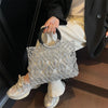 MOODS Handmade Woven Design Round Handle Handbags For Women Eco-friendly Craft Paper Hollow-out Luxury Designer Top-handle Bags
