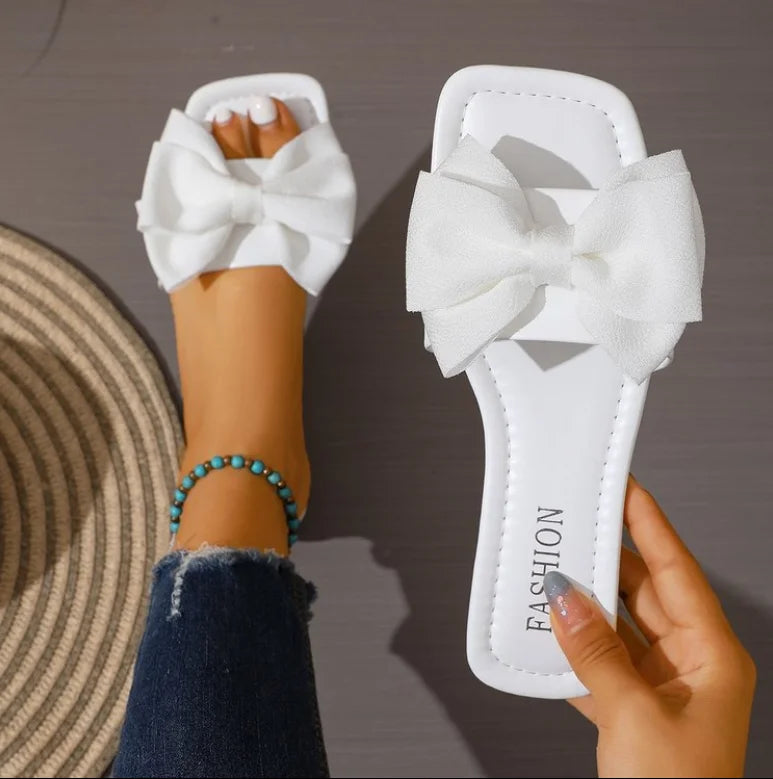 Fashion New Women'S Sandals Square Toe Flat Shoes Summer Simple Flip Flops Women'S Home Slippers Women'S Beach Shoes Casual Shoe