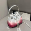 Handle Rhinestones Evening clutch Bag Purses and handbag luxury Designer shoulder bag Shiny Crystal Clutch purse bucket bag