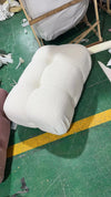 Customized Italian Minimalist Tofu Block Sofa Medieval Furniture Lamb Velvet Simple Cream Wind Fabric Module Sofa Sofa Couch