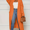 Plus Size Fall and Winter New 2023 Women's Solid Color Cardigan, Casual Knit Cardigan with Pockets Commuter Style Sweater XL-5XL