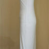 Fashion Yellow Tassel Knitted Sling Midi Dress for Women 2024 Sexy Backless Sleeveless Summer Beach Party Lady Robes