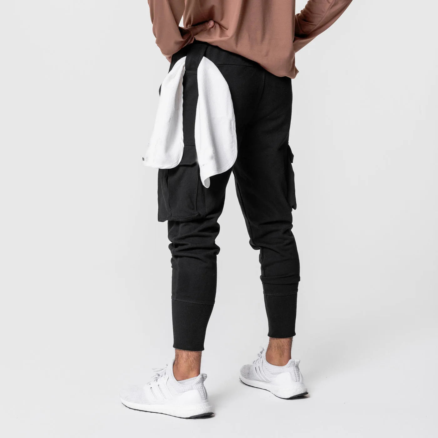 Men's Thick Cotton Training Sets Hoodie Casual Sports Pullover Hooded 2-piece Top with Pants Sweatshirts Gym Running Tracksuits