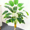1pc Artificial Plants Large Tropical Palm Tree Fake Banana Plants Leaves Real Touch Plastic Monstera Plant For Home Garden Decor