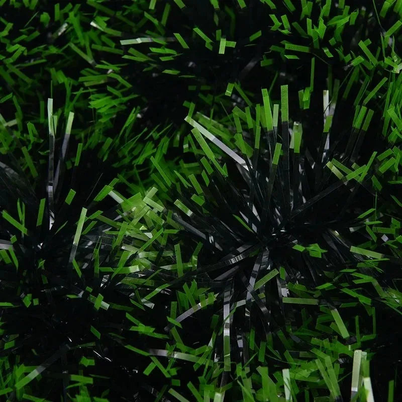 Weihnachten Grüne Zuckerrohr Bänder Girlande DIY Weihnachtsbaumschmuck Grüne Zuckerrohr Bänder Kranz Hängender Anhänger Haus Party Dekoration